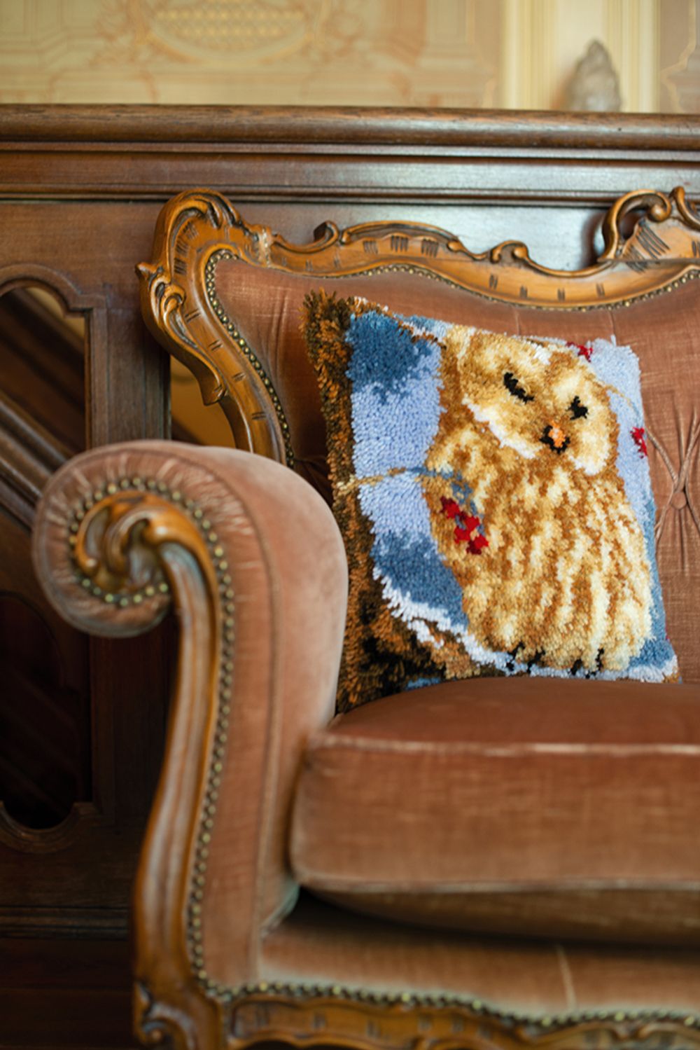 Набор для вышивания нитками Vervaco, Сова