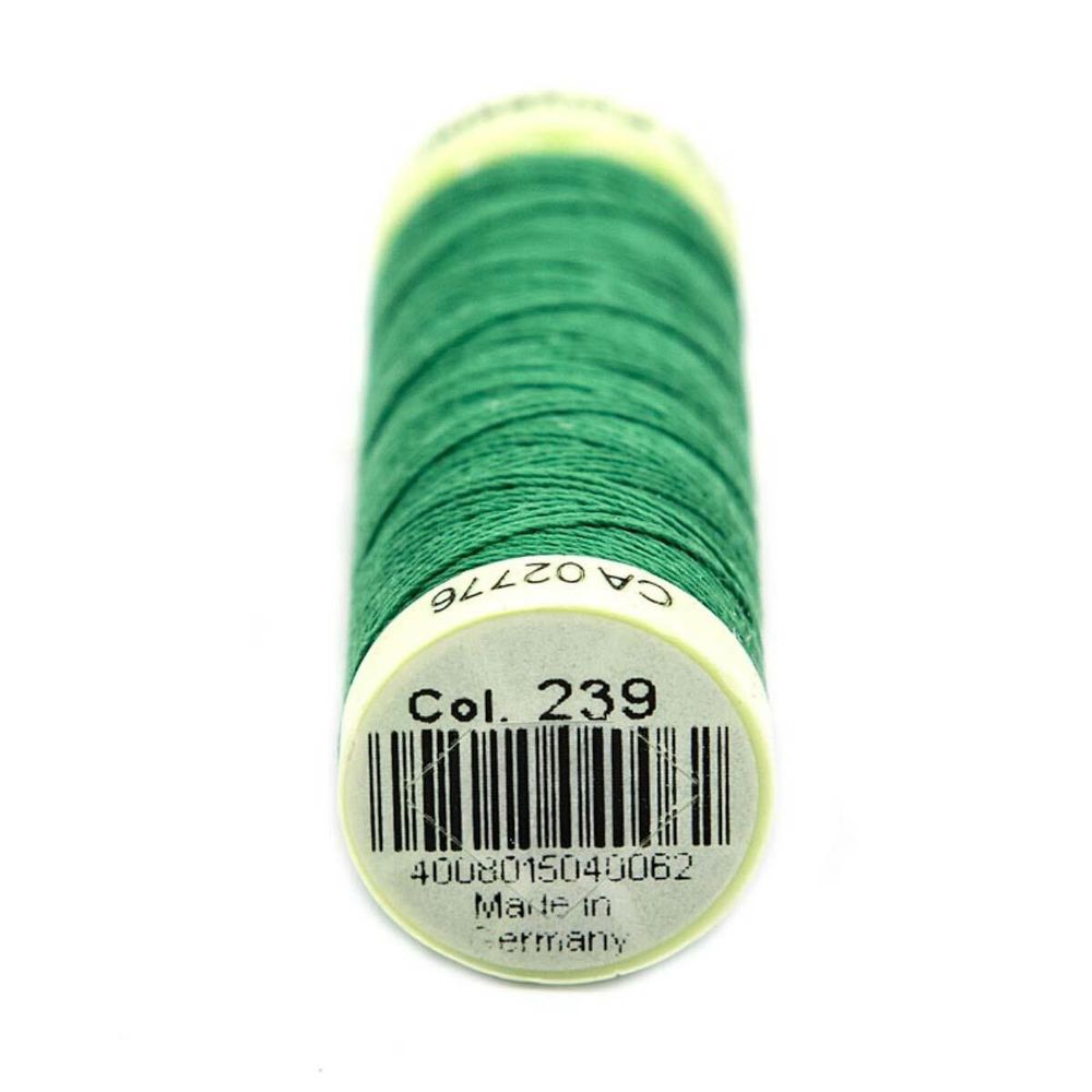Нитки отделочные Gutermann Top Stitch, 30м, 239 зеленый трилистник, 5 катушек