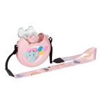 Бутылка пластиковая 380 мл, ⌀14 см, №03 розовый/слон, Lol&Pop LLP-011