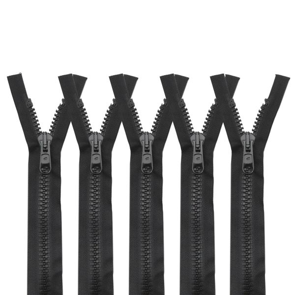 Молния трактор Arta Т8 (8 мм) 2 зам., разъем., 95 см, цв. 077 черный, уп.5 шт