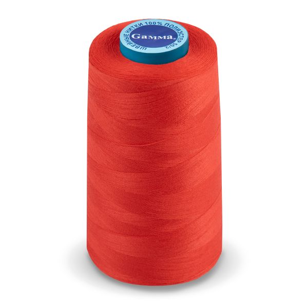 Нитки универсальные Gamma 50/2, 4570 м (5000 ярд) / 1 кат., 111 красный