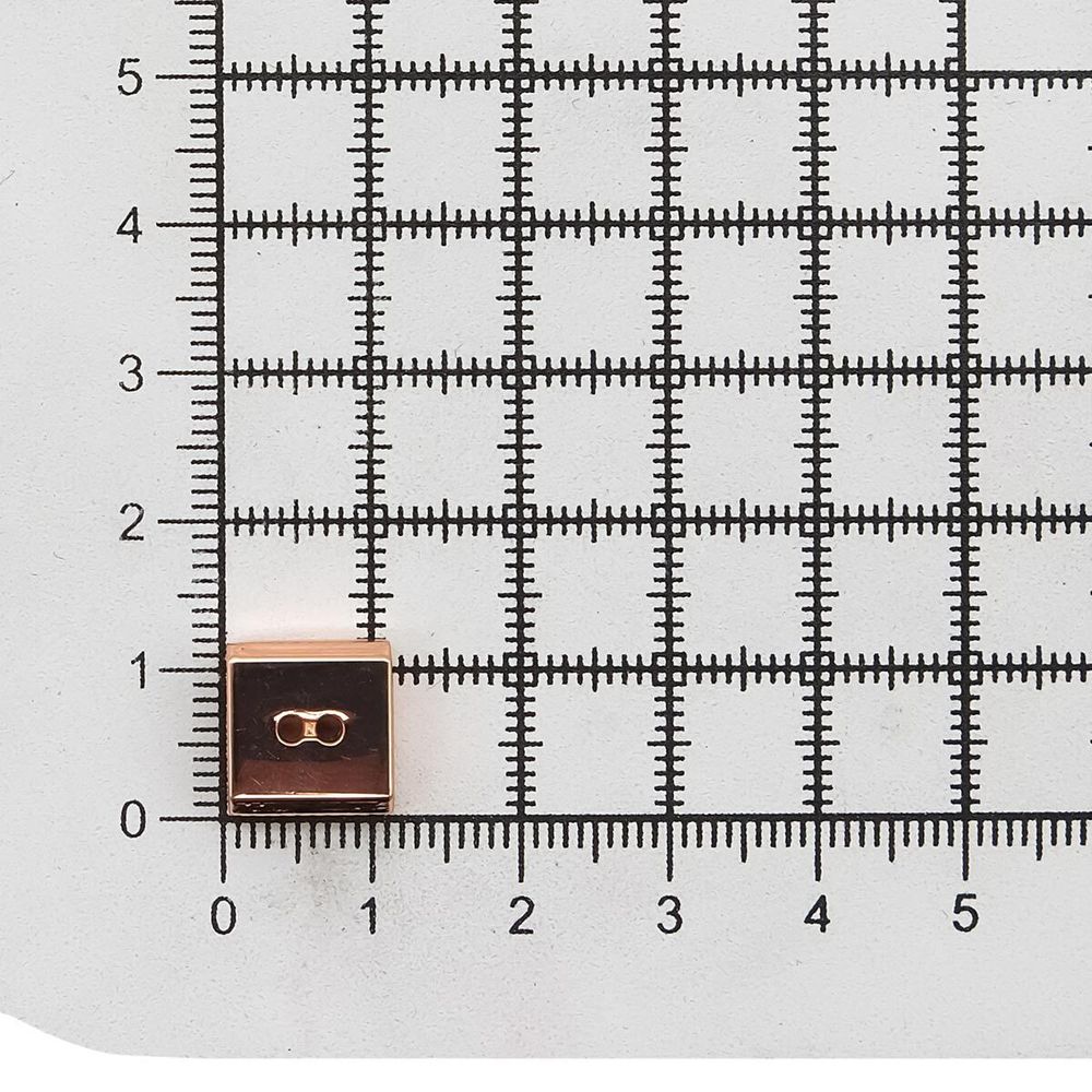 Наконечник пришивной 9 мм, кр.золото мет, 10 шт