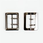 Пряжка 38 мм. никель, 4 шт