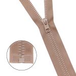 Молния трактор Arta Т6 (6 мм) 1 зам., разъем., 75 см, цв. 071 св.бежевый, уп.5 шт