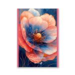 Блокнот на скобе, A5 60 л. 12 шт клетка, Нежные лепестки 01743, Б263 Светоч