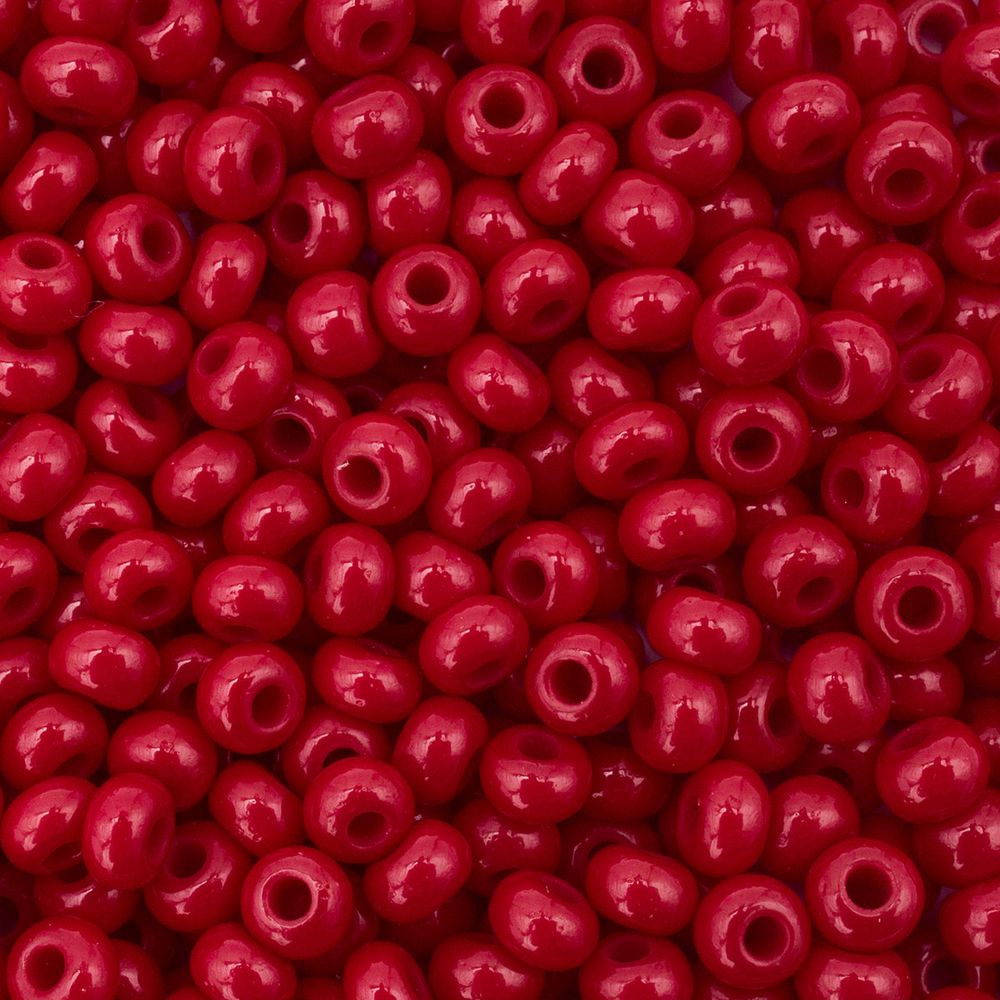 Бисер непрозрачный 8/0, круг.отв., 100 г (5х20 г) Preciosa