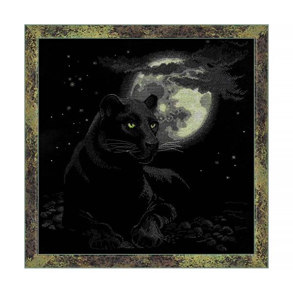 Набор для вышивания нитками Риолис, Полнолуние, 48х48 см