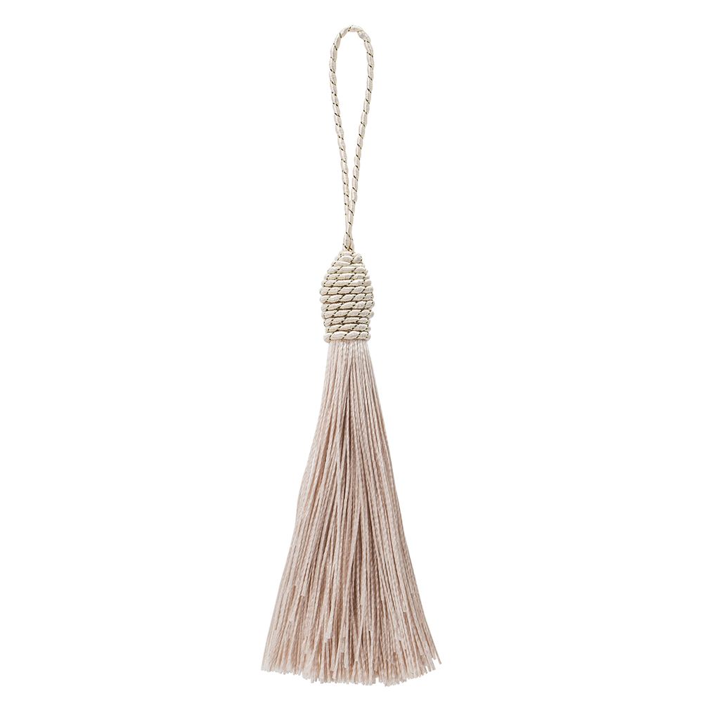 Кисть шторная l=10 см, полиэстер, 10 шт, 51 молочный, CL-033