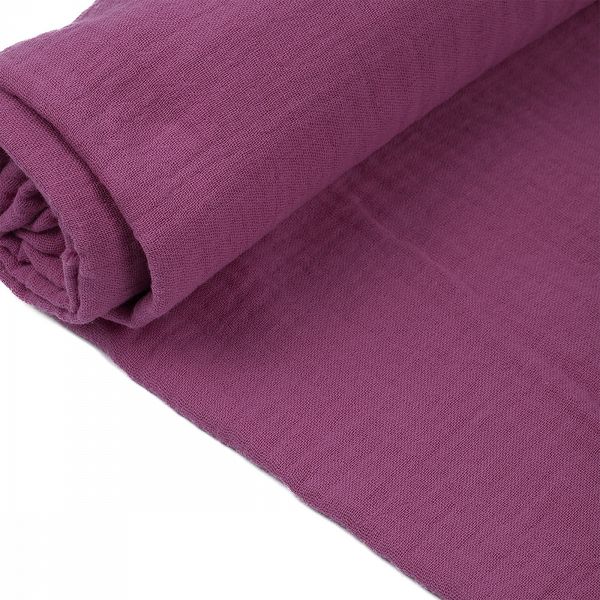 Муслин 125 г/м², 130 см / 25 метров, TBY.Mus.24723.53, цв.53 ягодный