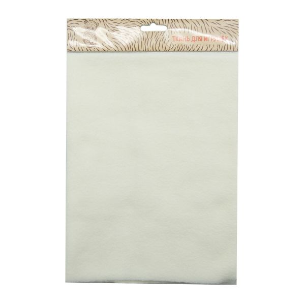 Трикотаж для кукол флис 180 (47х50 см-+3см) (24074 молочный)