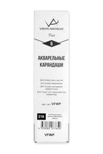Карандаш акварельный заточенный, 6 шт, Стронциановый желтый (Strontium yellow) 218, Vista-Artista Fine VFWP