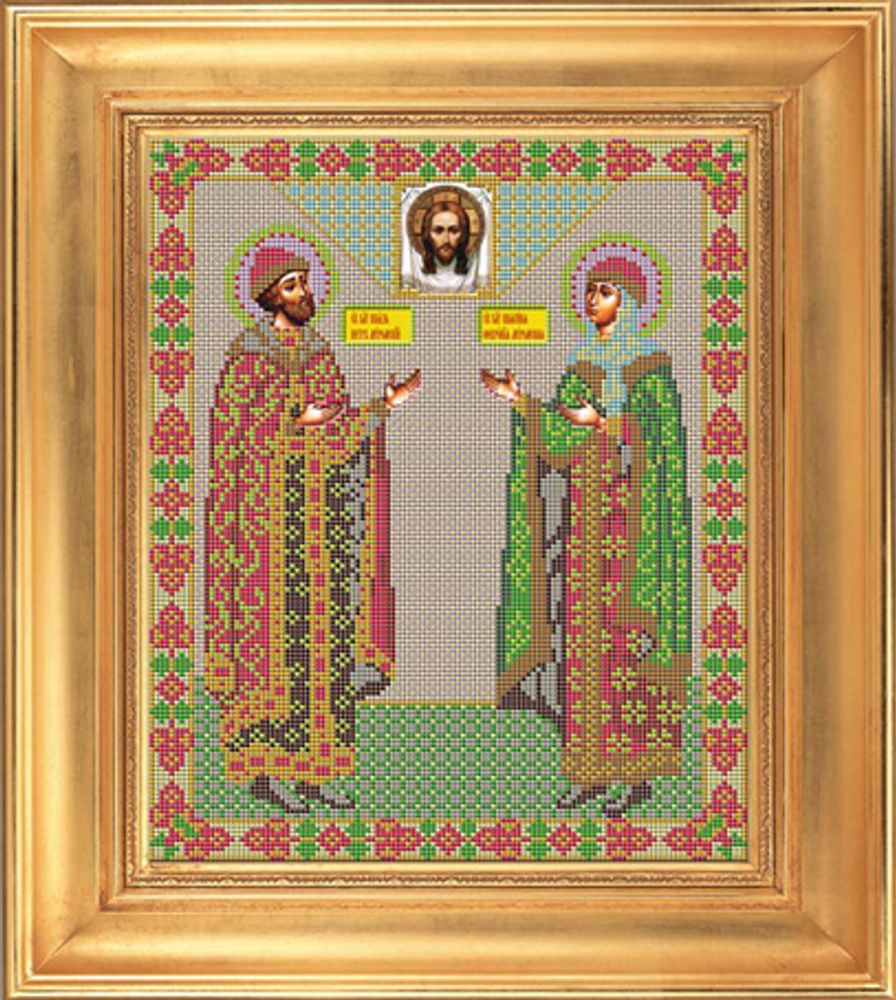 Galla Collection, Св. Петр и Феврония Муромские, 25х31 см