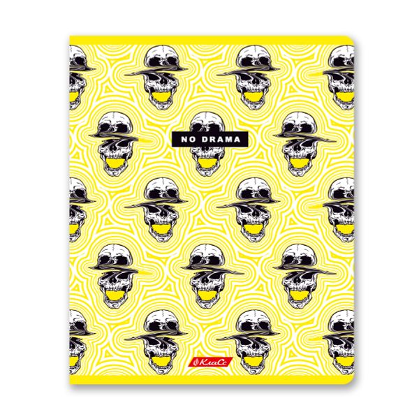 Тетрадь ученическая общая, твин лак, A5+ 40 л. на скобе 65 г/м², белизна 100%, 10 шт, клетка в термоусадочной пленке, 000474 Взрыв мозга, Светоч 40ТСК5_8_2_1