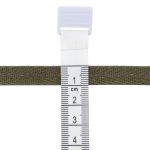 Тесьма (лента) киперная (100 х/б) 10 мм / 4.57 метра, 22 зеленый хаки, 6190-2017