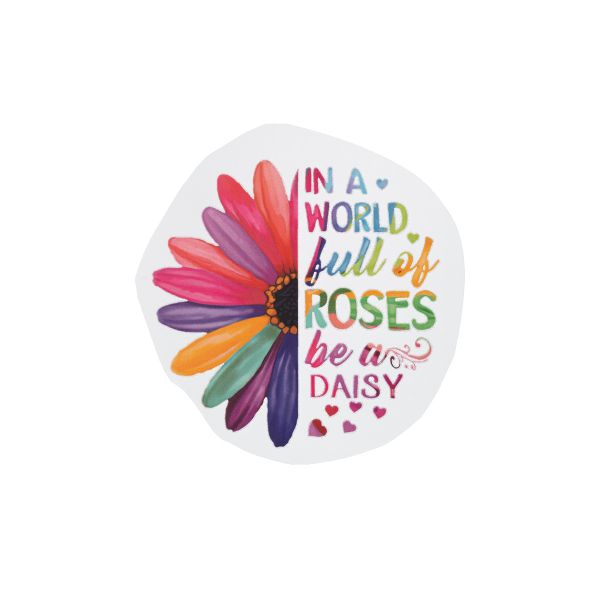 Термотрансфер, 1 шт, М-024 ромашка 9х9 см, Gamma M №01