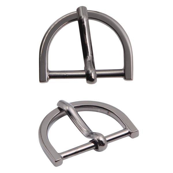 Пряжка ременная металл 30 мм, 2 шт, металл, олово (чер.никель), MB-185