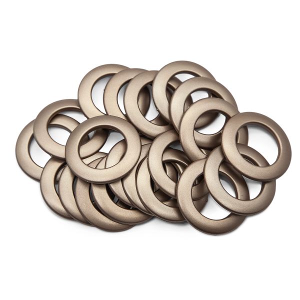 Люверсы шторные ⌀35 мм, цв.белый медь, 16, Belladonna, 10 шт