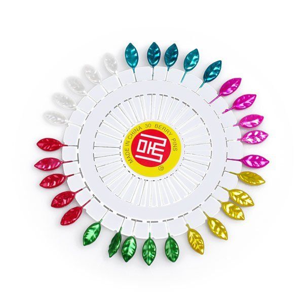 Булавки наметочные Ромашка 60 мм, уп. 12 шт Листик