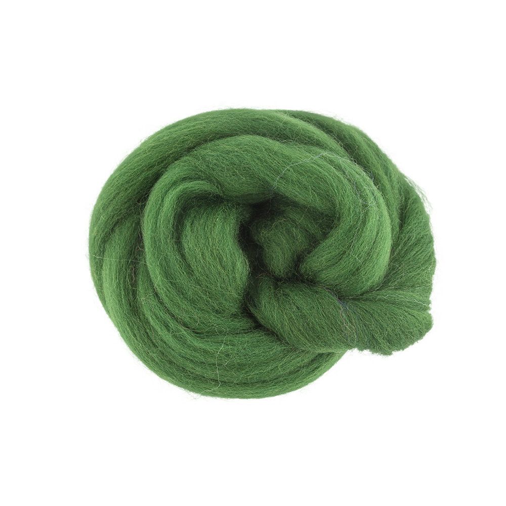 Шерсть для валяния (до 29 мкр), 50 г. 1362 киви, Gamma TFS-050