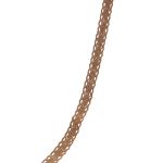 Кружево вязаное (тесьма) хлопковое 15 мм / 9.14 метров, C092 коричневый