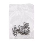 Замок для бус 21х10 мм (in 5 мм), черный никель, ГМХ14167, 20 шт