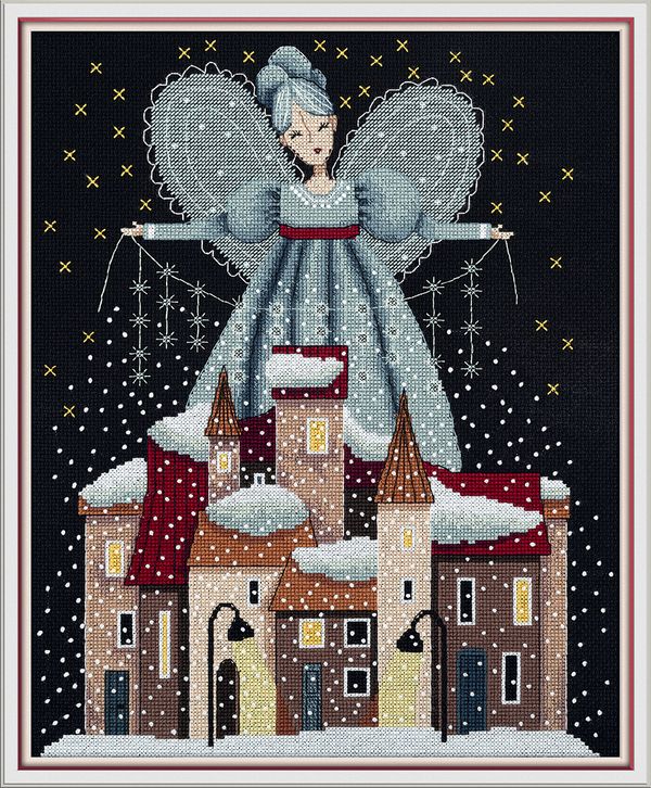 Набор для вышивания нитками Panna PR-7484, Метелица, 24.5х28.5 см