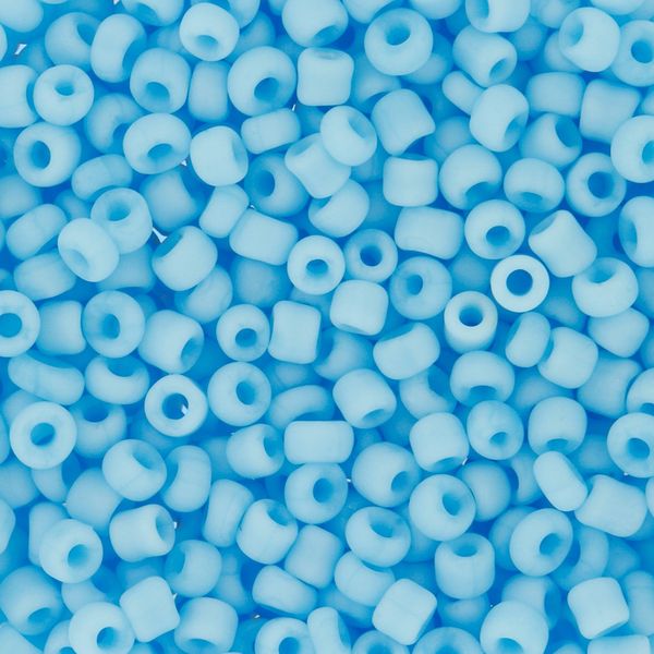 Бисер Zlatka 11/0 (2.1 мм), 100 г (10х10 г), №0043M голубой, GR
