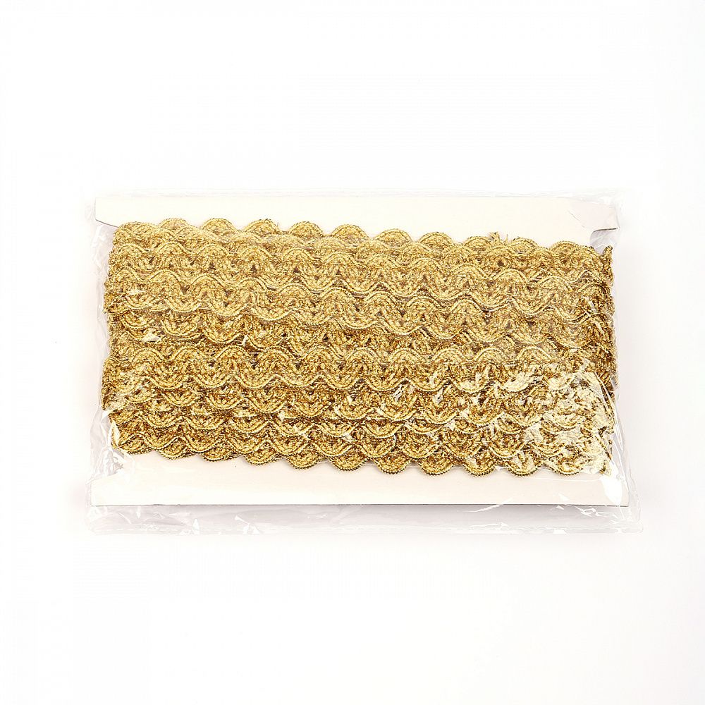 Тесьма отделочная 20 мм / 13.71 метров, TBY 907 цв.золото