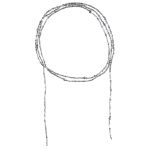 Набор для бисероплетения Klart 11-503, Чокер Серебряный шнурок