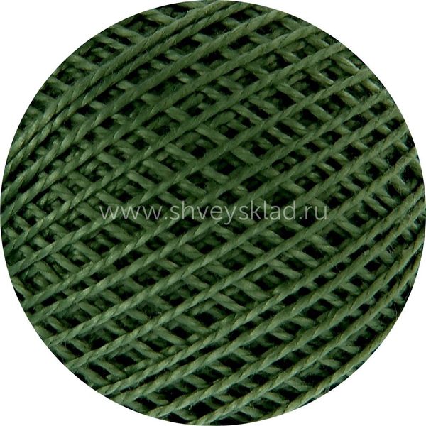 Пряжа ПНК им.Кирова Ирис / уп.20 мот. по 25 г, 150м, 6704 зеленый