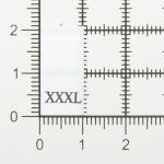 Этикетка-размерник, белый, 10х20 мм, 100 шт, XXXL