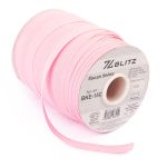 Косая бейка хлопковая 15 мм / 132±1 метра, 028 розовый, Blitz BKE-15C