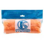 Шерсть для валяния Камтекс Лента для валяния п/тонкая 1х50 г, (25-28 мкр), 2.1 м, 068 апельсин, 614644-12