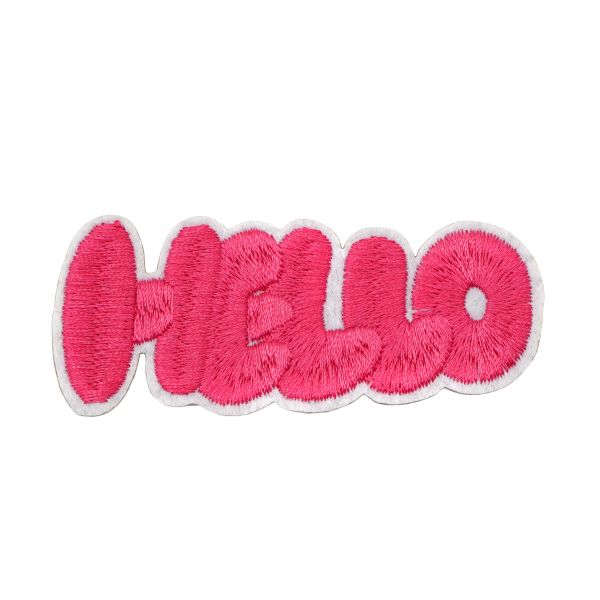 Термоаппликация Hello, 3,3х7,9см, Hobby&Pro