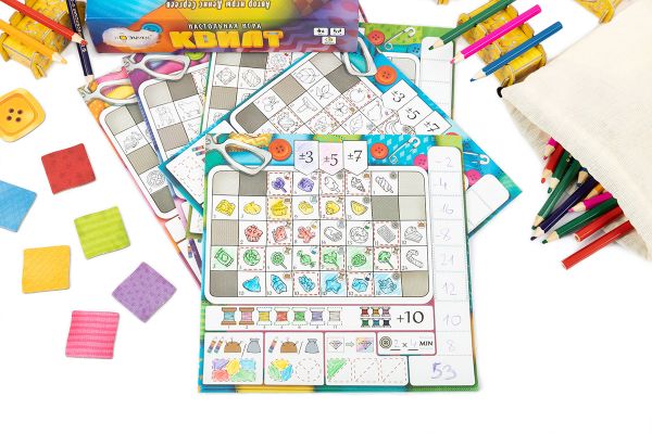 Игра настольная Квилт, Эврикус BG-12053