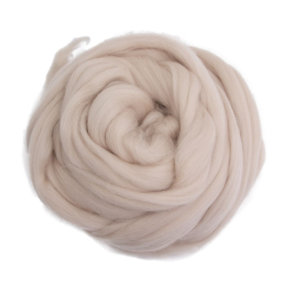 Шерсть для валяния полутонкая 100%, 100г (89 фрез)