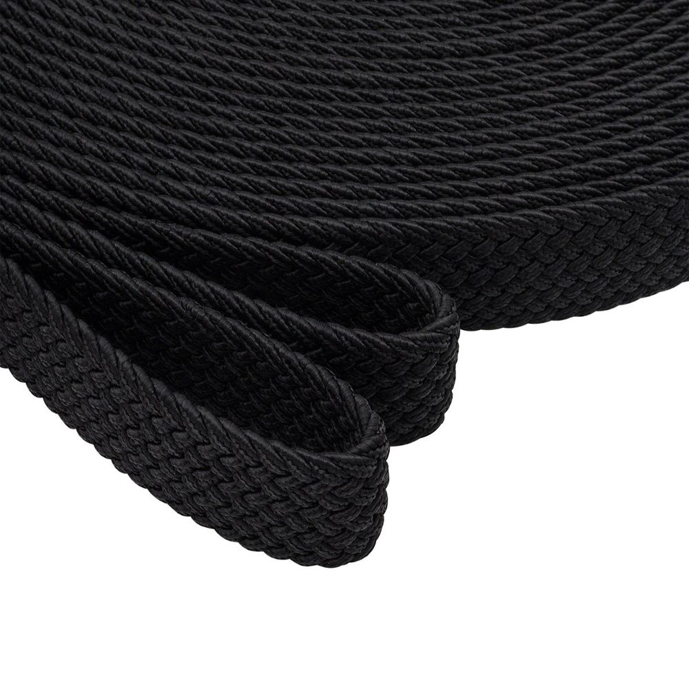 Стропа (ременная лента) 34 мм / 22.86 метра, [49.32 г/пог.м], плетеная эластичная, 01 черный, 3Al296