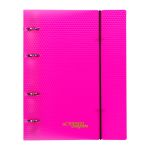Папка-обложка для сменного тетрадного блока на 4 кольцах A5+ 700 мкм 20 мм, 1 шт, ⌀- 20 мм, розовый EC21140013, Expert Complete EC21140013