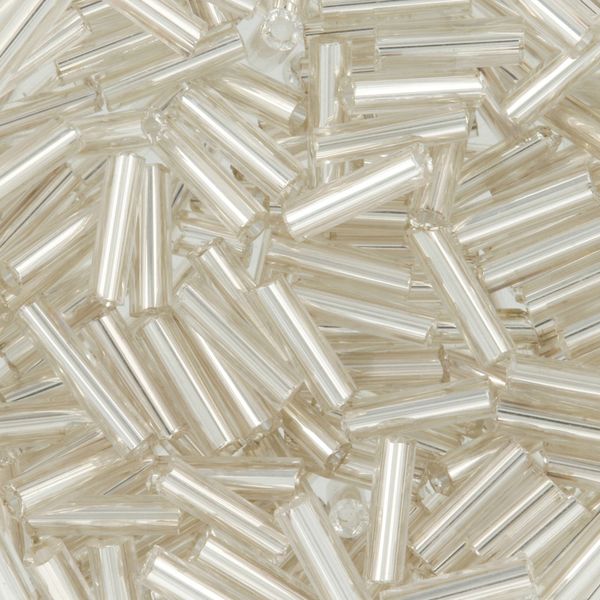 Бисер стеклярус Zlatka 100 г (10х10 г), №0021 прозрачный GG