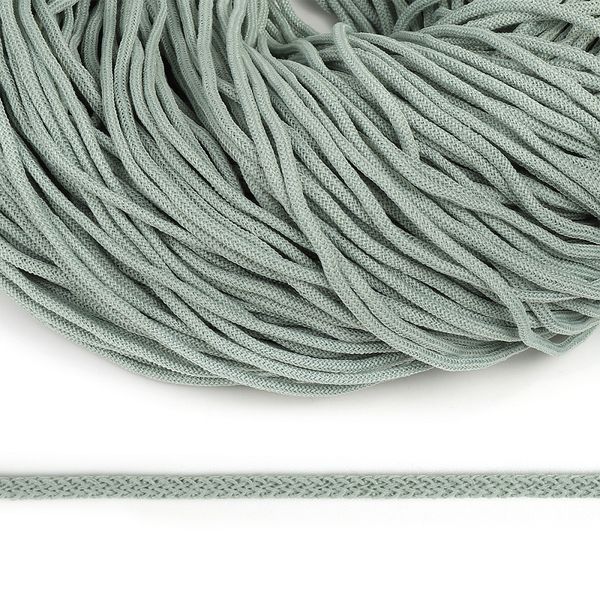 Шнур круглый полиэфир ⌀4.0 мм, арт. 1с-36 цв.021 селадон уп.200м