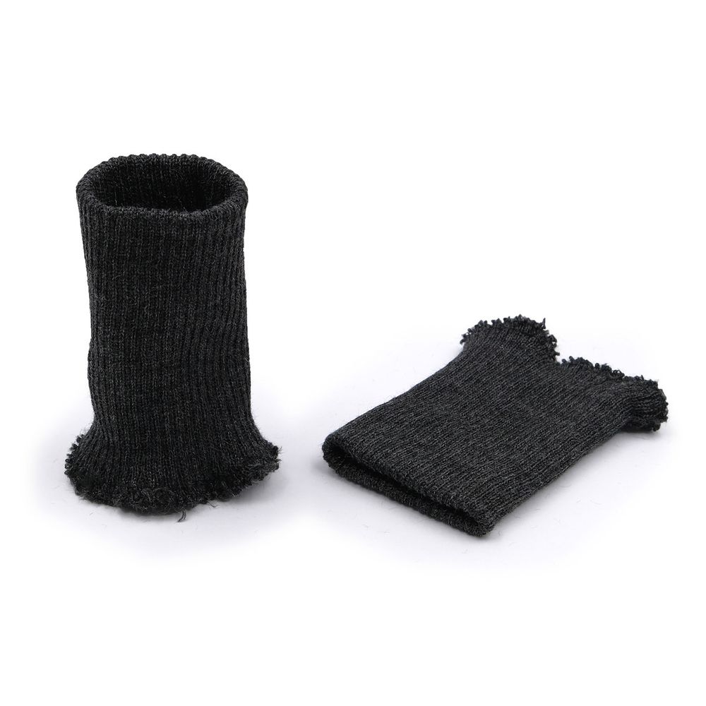 Манжеты трикотажные 6.5х9.5 см, 1 пара, тонкие, 373/м антрацит