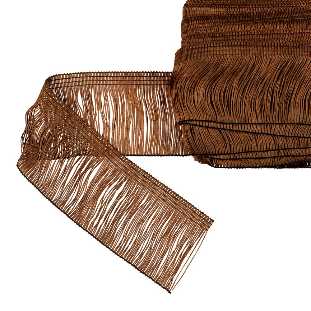 Бахрома отделочная 90.0 мм / 25 метров, 193 коричневый, Gamma 117