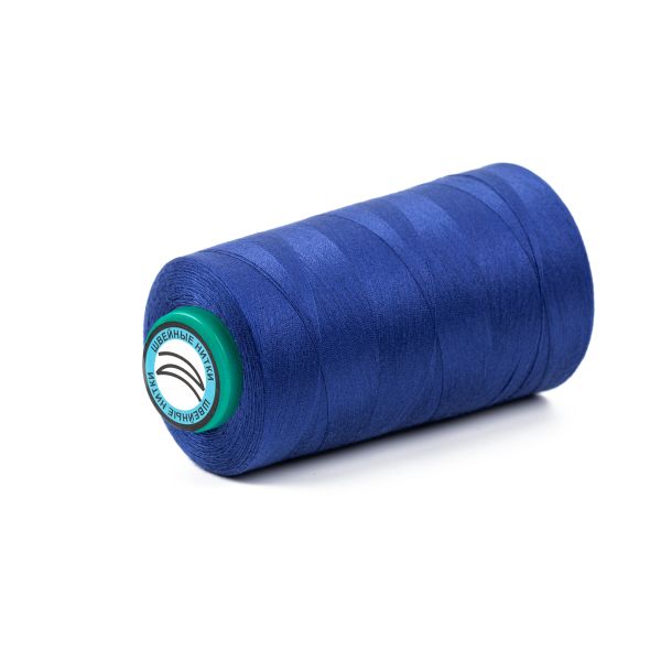 Нитки универсальные Nitka 40/2, 4570 м (5000 ярд) / 1 кат., 296 синий