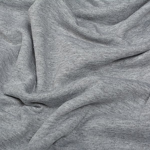 Футер 2-нитка начес 190 г/м², 100-100 см / 10 метров, ФУТ2Х.НАЧ.190.СЕР.МЕЛ.10