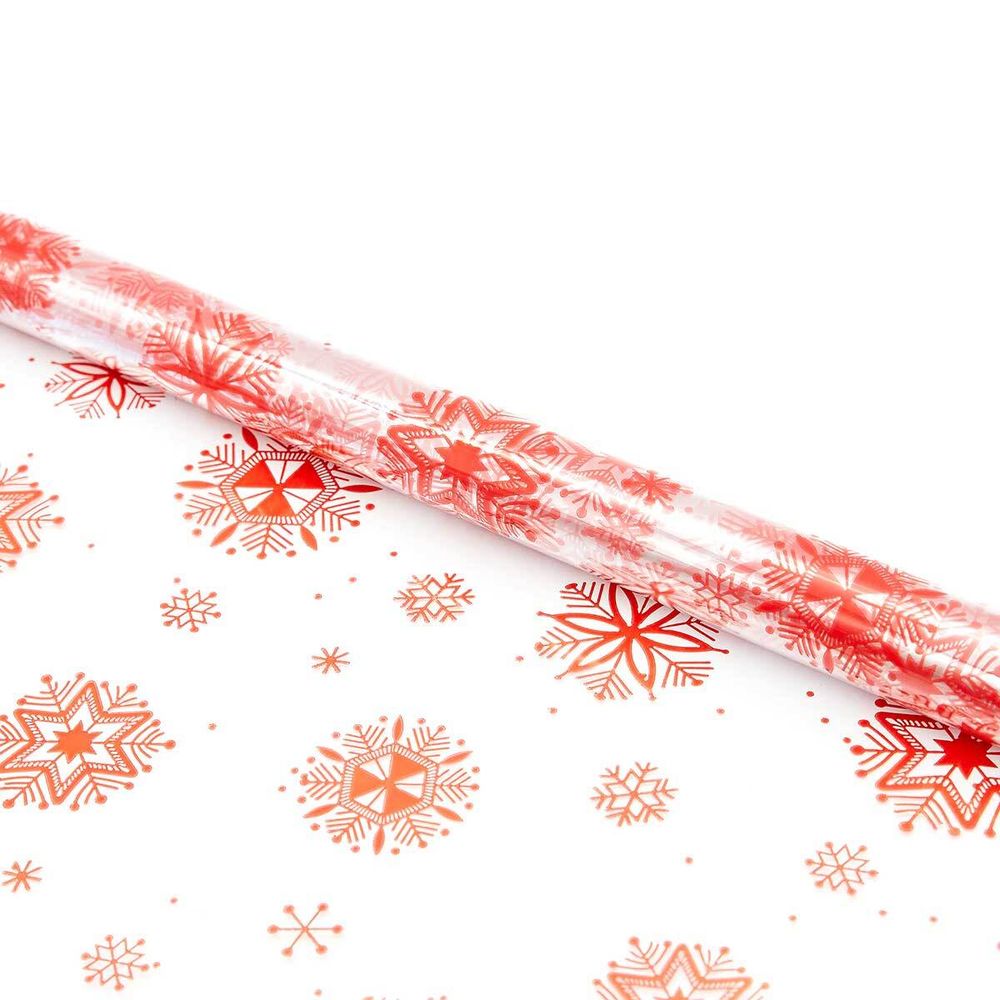 Пленка цветная Салютик 70см*10 м (красный) 4971