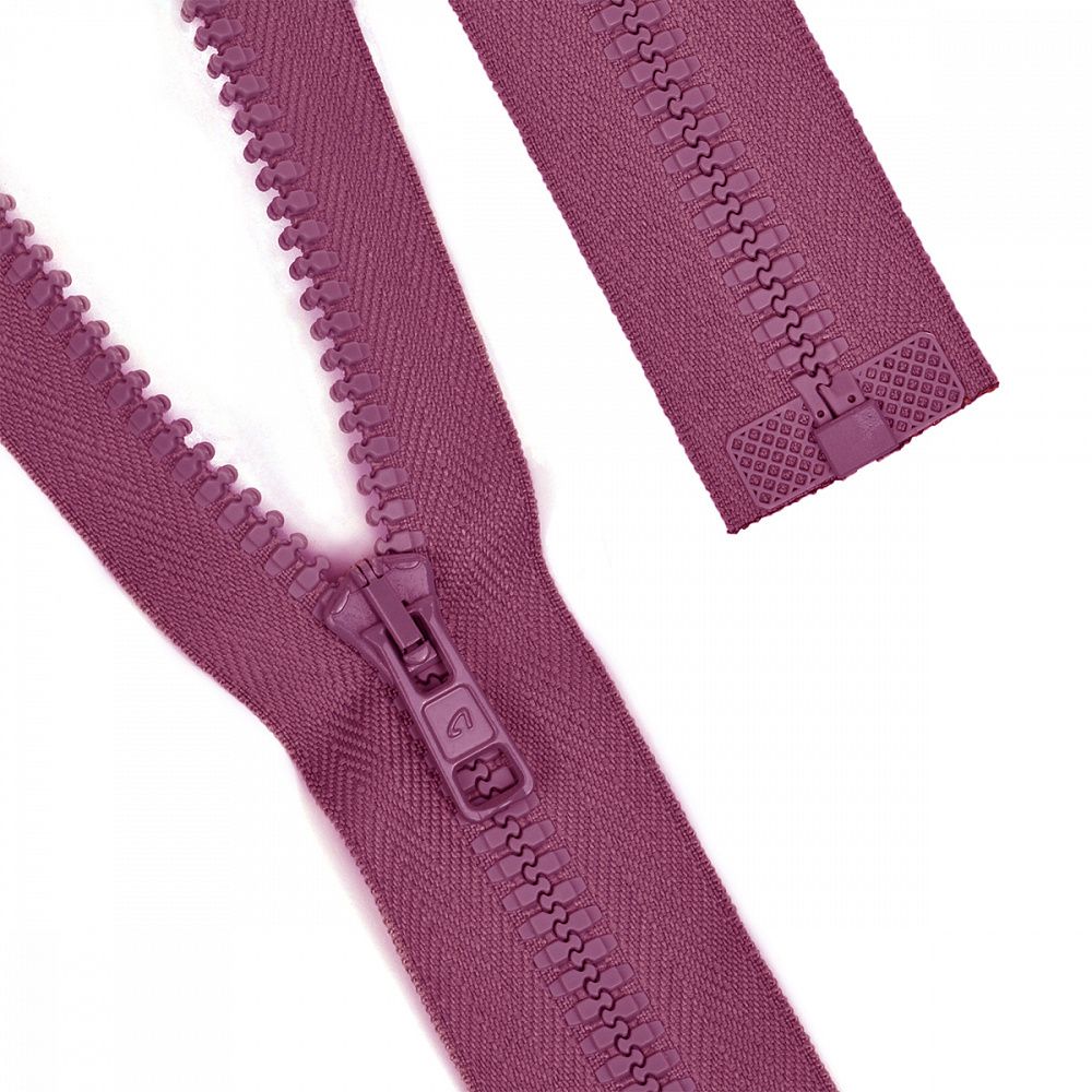 Молния трактор Arta Т5 (5 мм) 1 зам., разъем., 80 см, Arta.2076 Т5(6) цв.015 т.малиновый уп.1шт