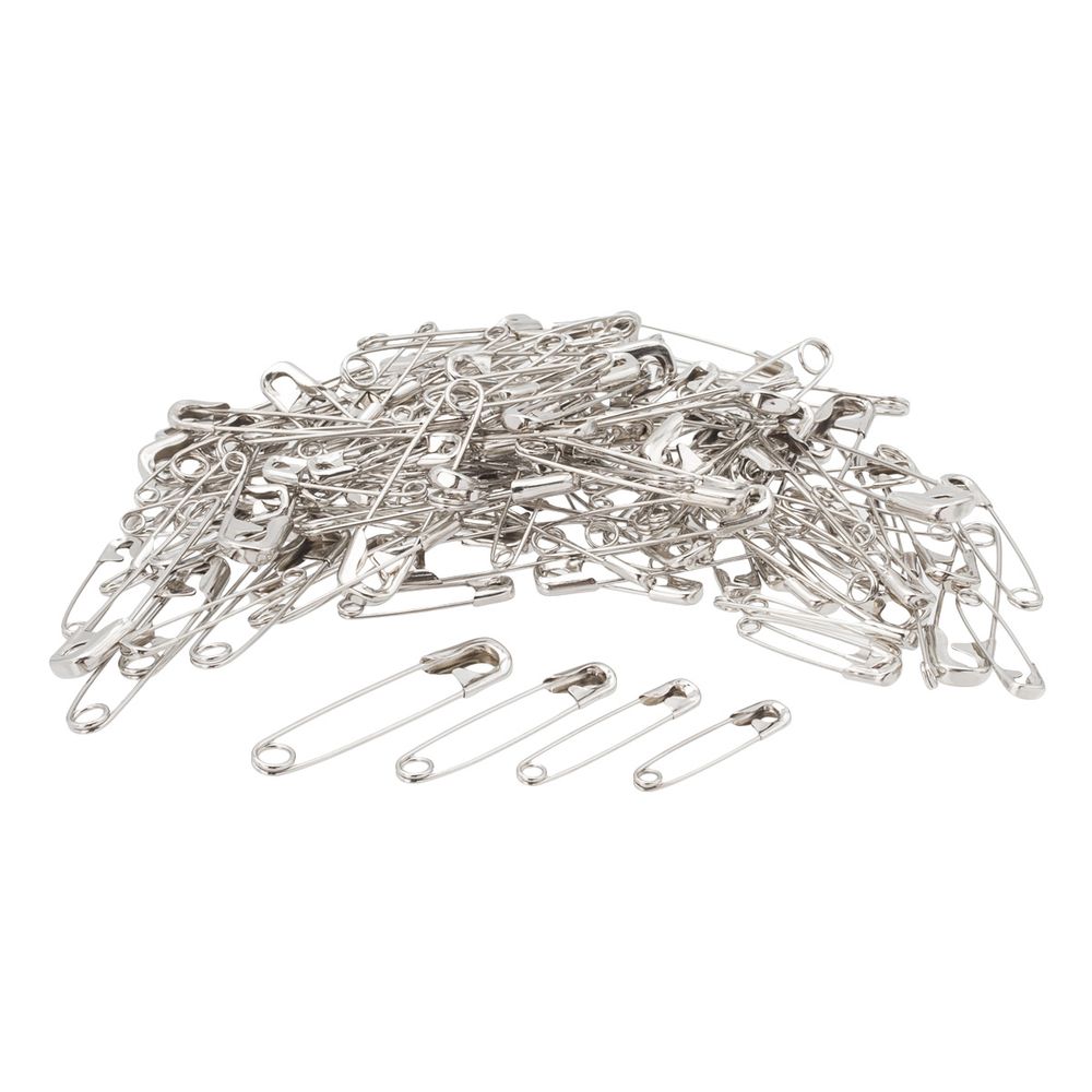 Булавки английские l=27-44 мм, сталь, 144 шт, Pony, 85408/07