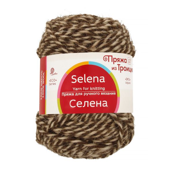 Пряжа Троицкая Селена / уп.5 мот. по 100 г, 160 м, 896М
