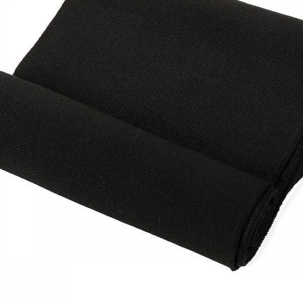 Подвяз (довяз) трикотажный 14.0х100 см, черный, двухслойный, 100% п/э, 5 штук