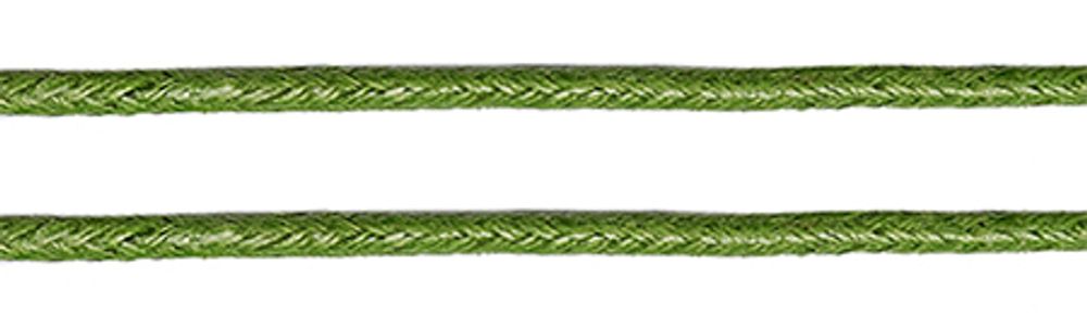 Шнур вощеный 2.0 мм / 100 метров, 262 т.зеленый